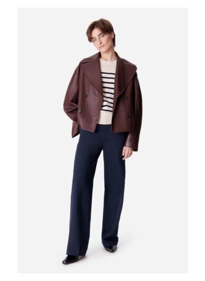 Manteau Carlin En Vachette Tannage Végétal