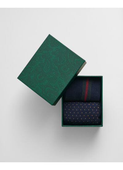 2-Pack Checked & Dotted Socks Gift