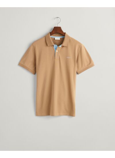Contrast PiquÃ© Polo Shirt