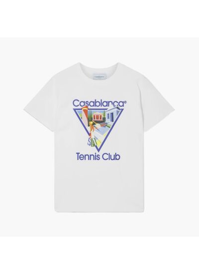 Casablanca T-shirt La Joueuse Blanc