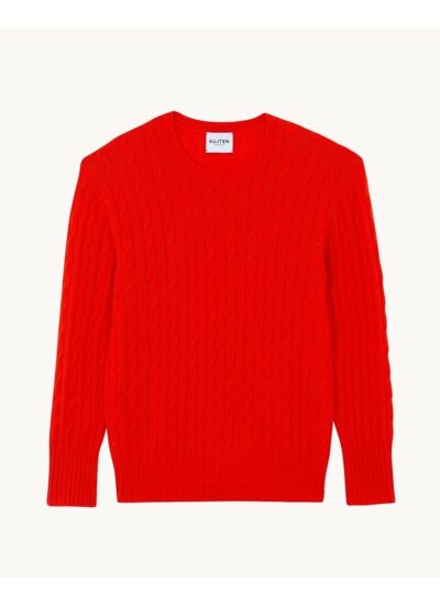 Pull Tomi Pull col rond torsades cachemire