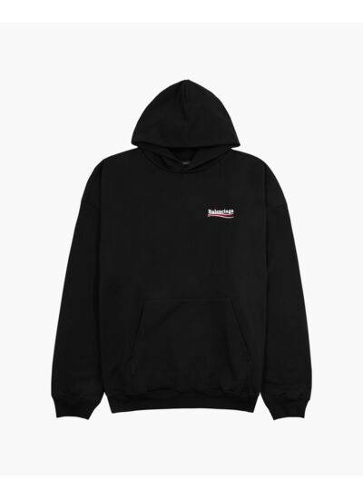Balenciaga Hoodie Political Campaign Noir