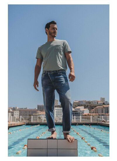 Jeans loose, large 1998, 7/8ème