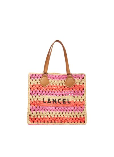 SUMMER CAPSULE DE LANCEL - SAC CABAS M - Multico Camel