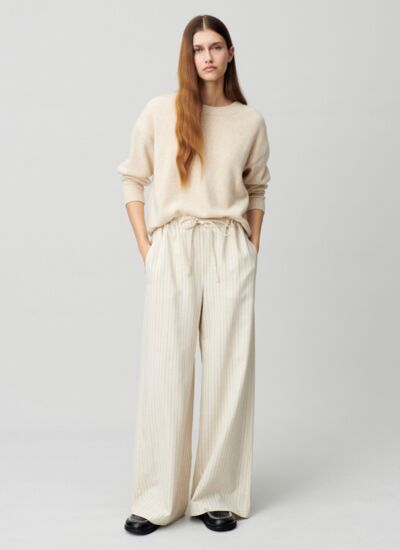 Claudie pierlot Pantalon large à rayures