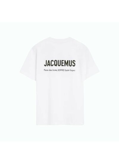 Jacquemus T-shirt Adresse Saint-Tropez Blanc