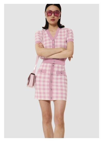 Jupe Jani-rose en vichy