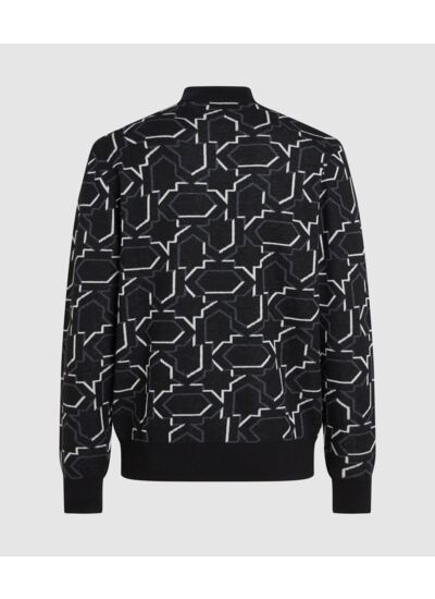 JACQUARD LOGO SWEATER