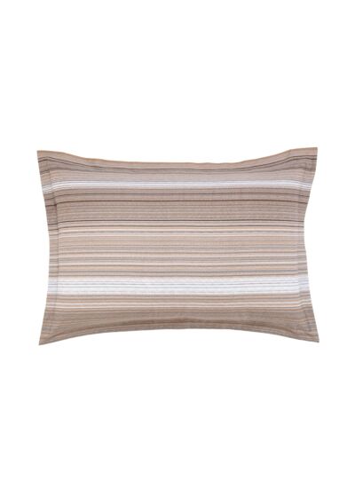 BOSS Home - Taie d'oreiller en satin de coton, Metastripe