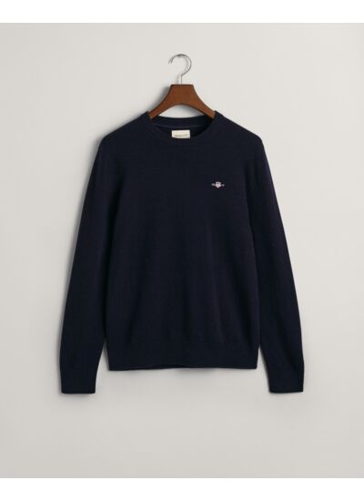 Pull ras du cou en laine d'agneau extrafine Seasonal Essential