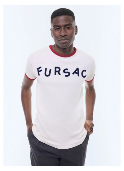 T-shirt floqué en coton biologique