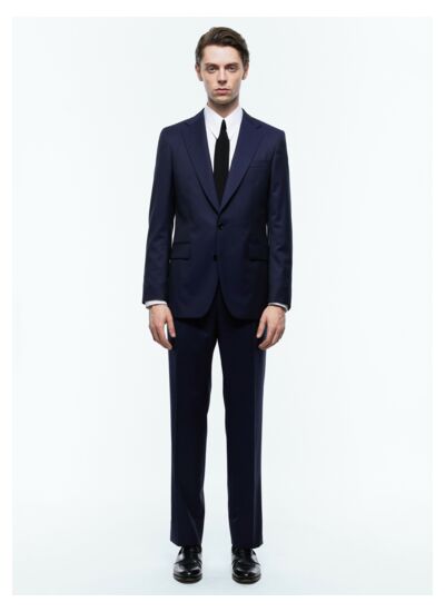 Costume ajusté en laine certifiée