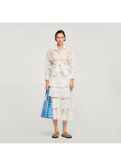 Chemise en broderie anglaise