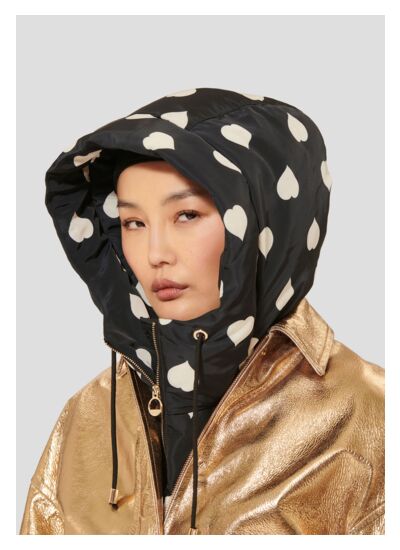 Capuche Daria-Charcoal en Polyester
