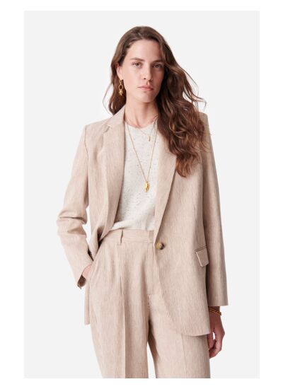 Veste Tilia En Coton Et Lin Mélangé