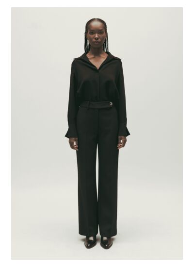 Blouse fluide noire