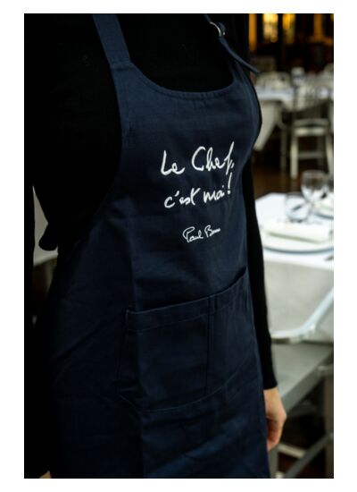 Tablier Bocuse enfant bleu