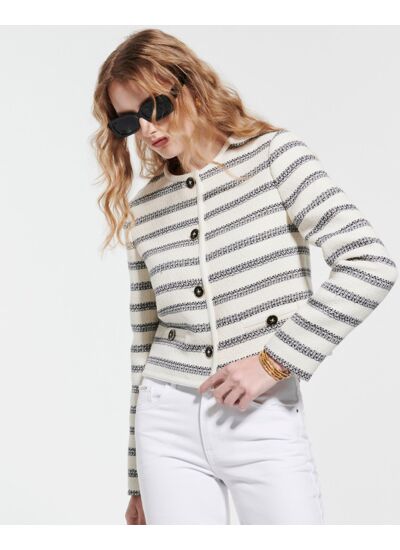 Veste Vincennes Rayures en Coton