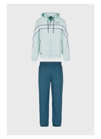 Tuta Sportiva-Gris/Vert