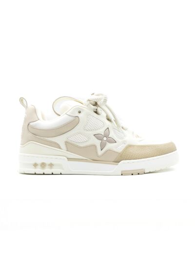 Louis Vuitton Skate Sneaker Beige White
