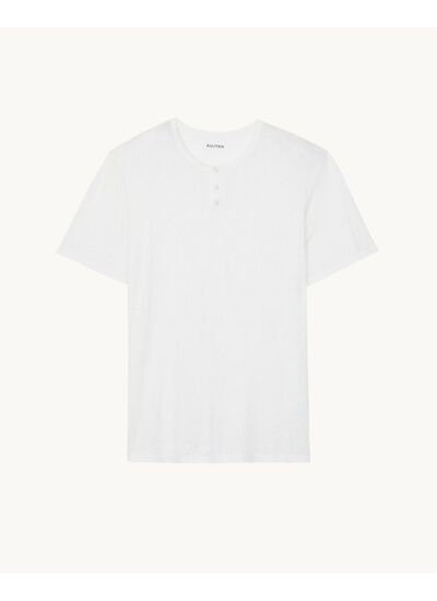 T-Shirt Lino T-Shirt Col Tunisien Lin