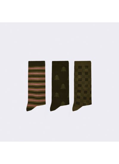 SOCKS X3 UNDERWEAR KNIT