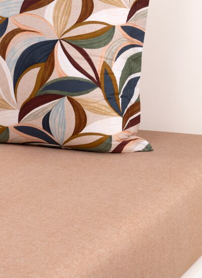 Olivier Desforges - Drap housse en percale de coton multicouleurs, Serafino