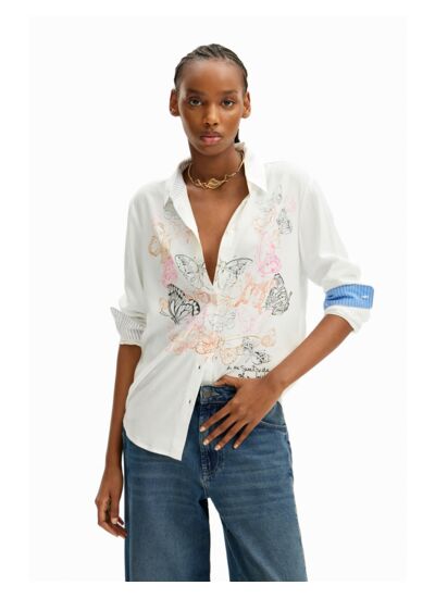 CHEMISE A MANCHE LONGUE FREE BUTTERFLY