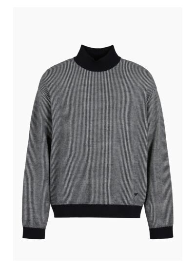 Pull côtelé 0920 marine