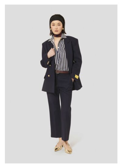 Pantalon Pampille-Nuit en Polyester