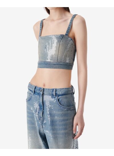 Top Court À Sequins