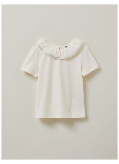 T-SHIRT  COLLERETTE
