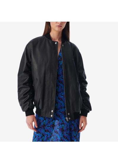 Bomber Oversize En Cuir Kerem