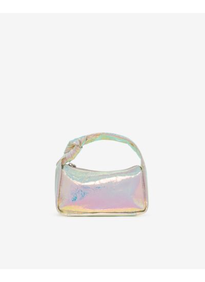 Sac En Cuir Noué Baby Holo