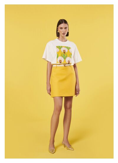 T-Shirt Trinidad-Blanc en Coton