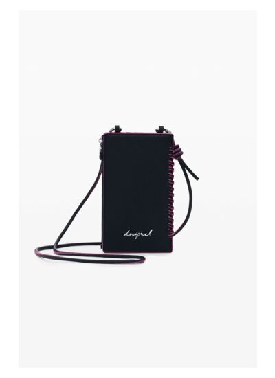 Porte-monnaie porte-téléphone amovible