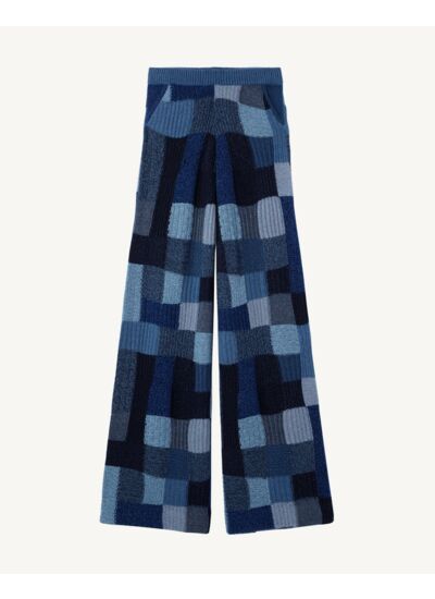 Pantalon patchwork - Femme - MARINE