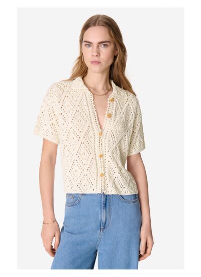 Cardigan Emarya En laine et yack