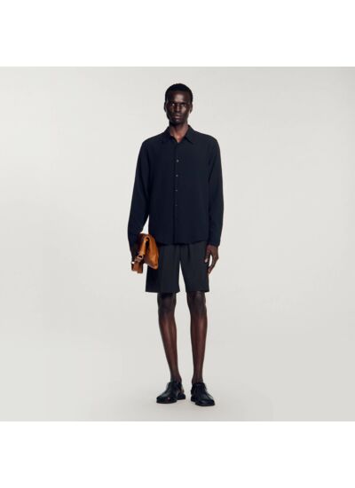 Chemise fluide plissée