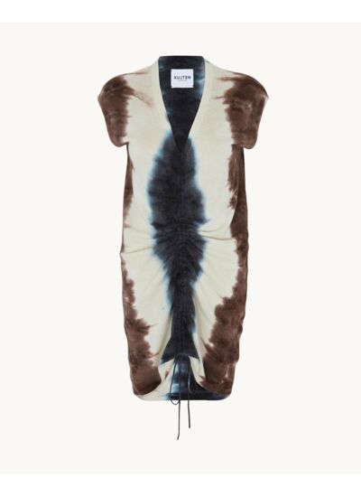 Robe Dang Robe Col V à Coulisse Cachemire, 2 fils