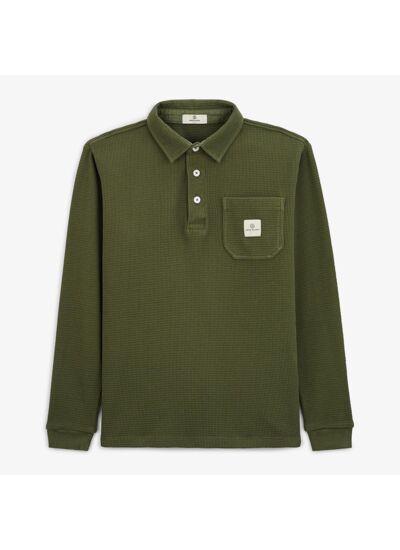 Polo Logano junior vert militaire