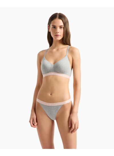 Femme tricot conto-grigiomelange chiaro