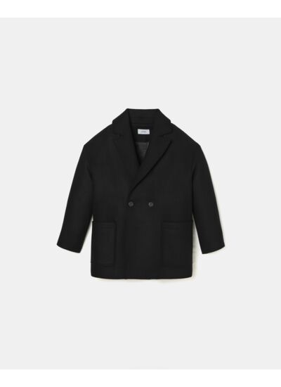 Manteau Mirando Noir en Laine