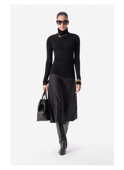 Jupe Boushra En Viscose Mélangée