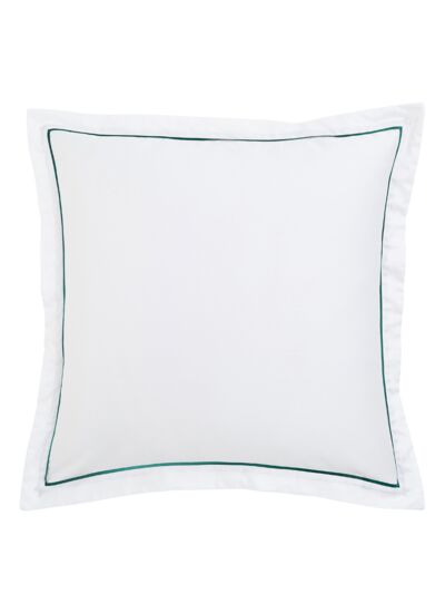 TAIE D'OREILLER | Breteuil - Blanc/Vert