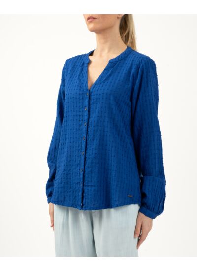 Chemise à rayures fantaisies