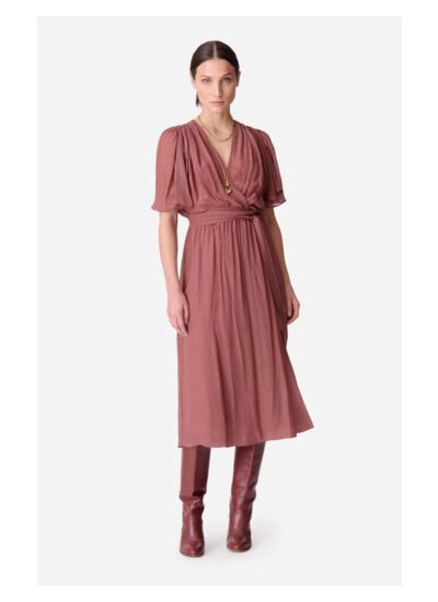 Robe Edjie En Viscose Mélangée