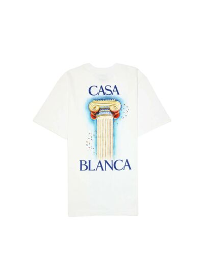 Casablanca T-shirt La Colomne Blanc