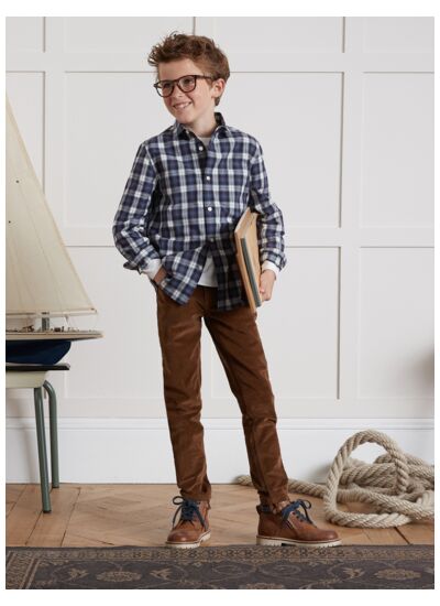 CHEMISE CARO MARINE BDX