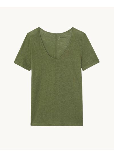 T-Shirt JANIS T-shirt femme col u manches courtes